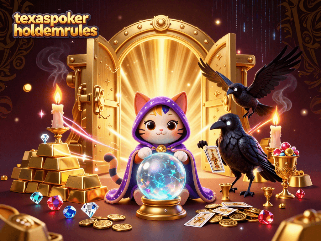 Engage in thrilling gameplay with texaspokerholdemrules alongside mystical characters in an enchanting casino setting.