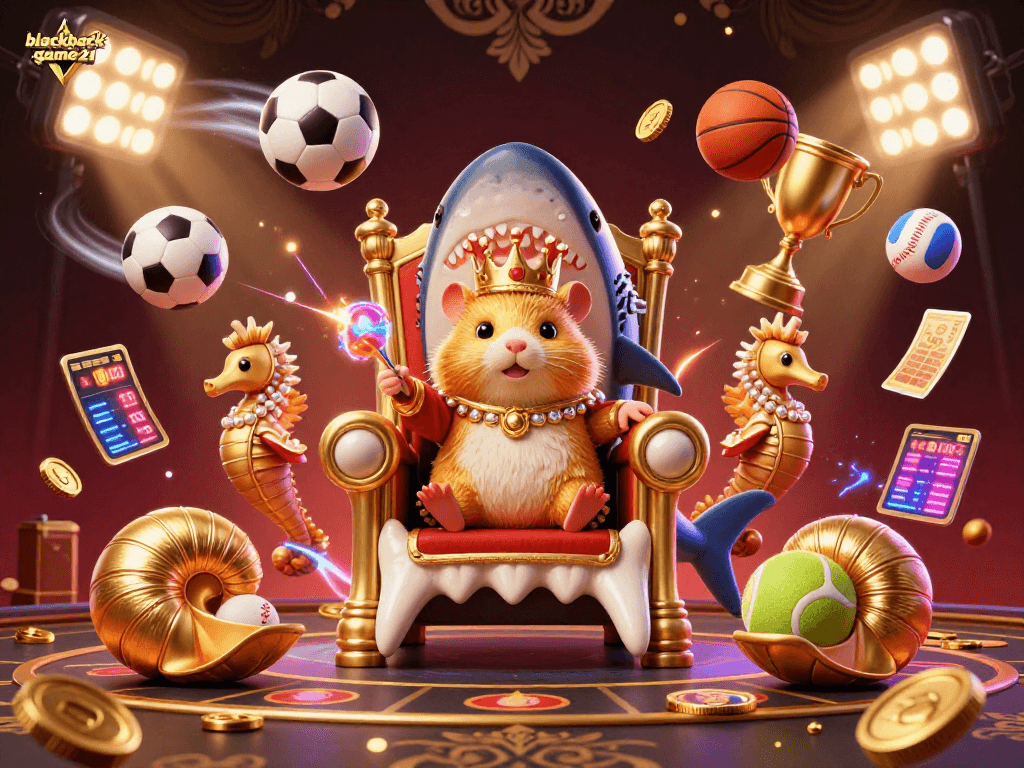Experience thrilling action with blackjack-game21 in a dynamic sports betting scene featuring iconic characters and elements.