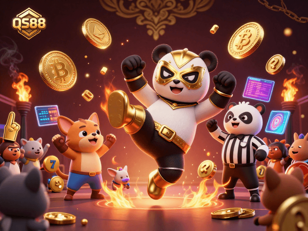 Place your bets at QS88 while enjoying thrilling 3D casino action complete with vibrant game elements.