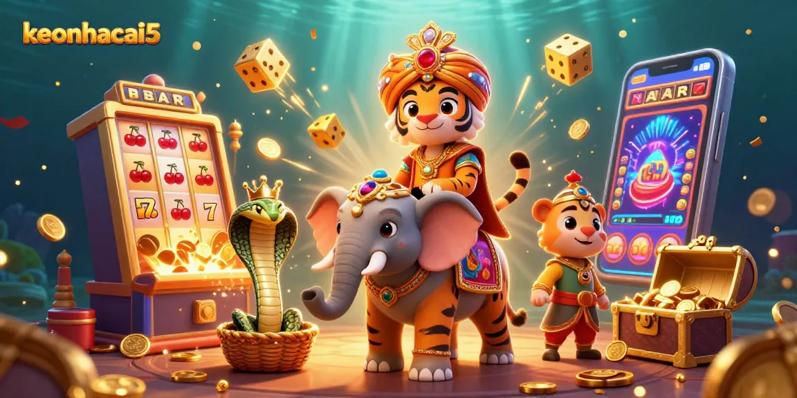 Experience the thrill of keonhacai5 with a vibrant, dynamic 3D casino spectacle.