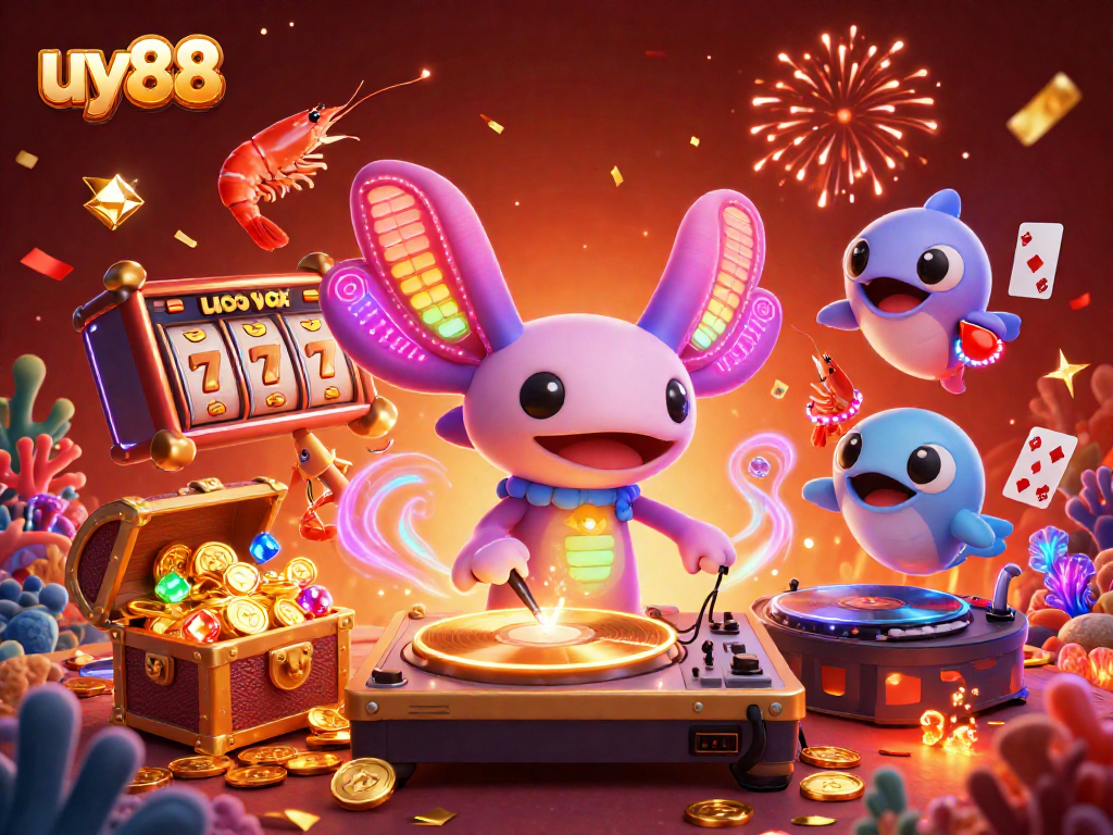 Engage in thrilling gameplay at uy88 with vibrant 3D characters and exciting casino elements for online fun.