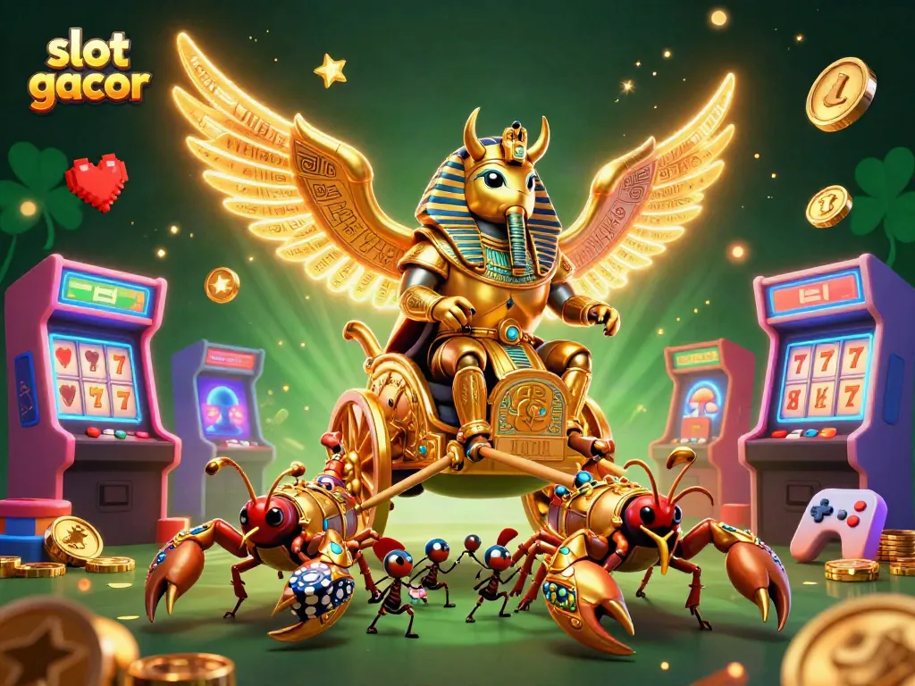 Engage with slot gacor games through vivid 3D characters and colorful arcade elements