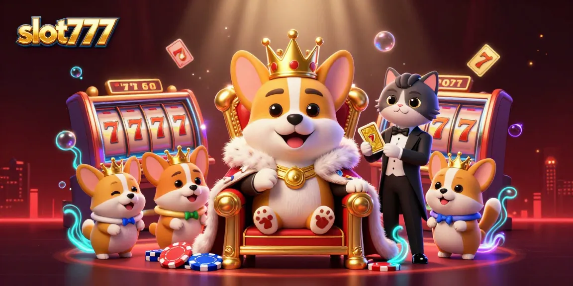 Slot777 menawarkan pengalaman bermain yang menarik dengan karakter hewan lucu dan elemen kasino yang mengasyikkan.