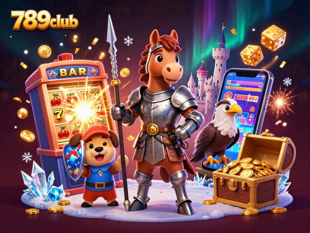 Experience the thrill of 789club with slot machines, knights, and gaming excitement!
