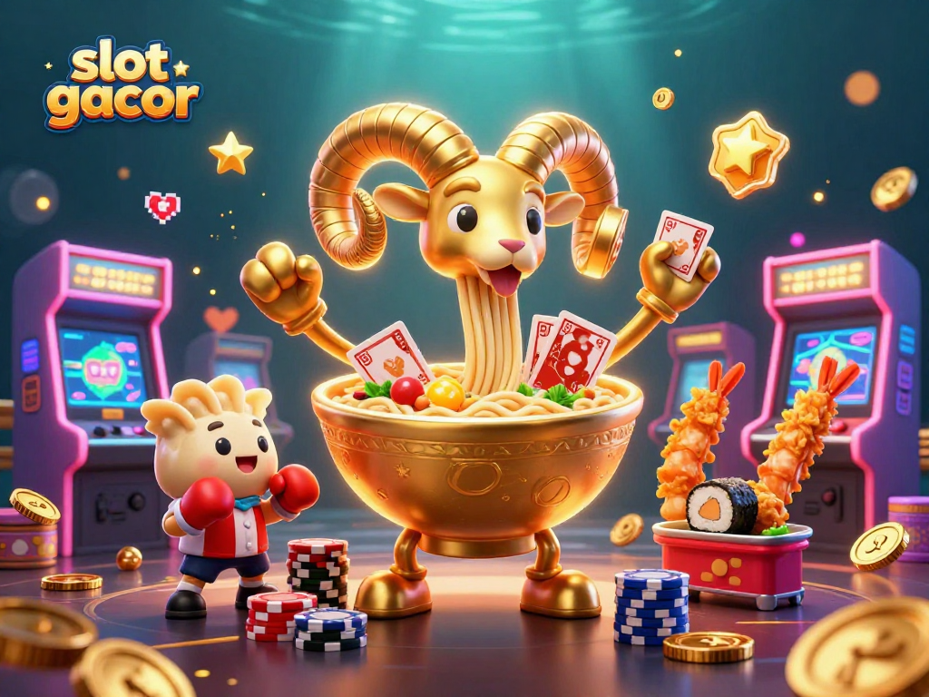 Engage with slot gacor victories through vibrant 3D casino characters and dynamic game elements.