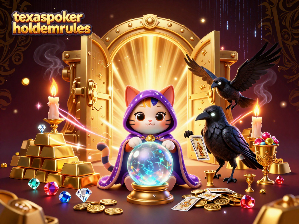 Engage in thrilling gameplay with texaspokerholdemrules alongside mystical characters in an enchanting casino setting.