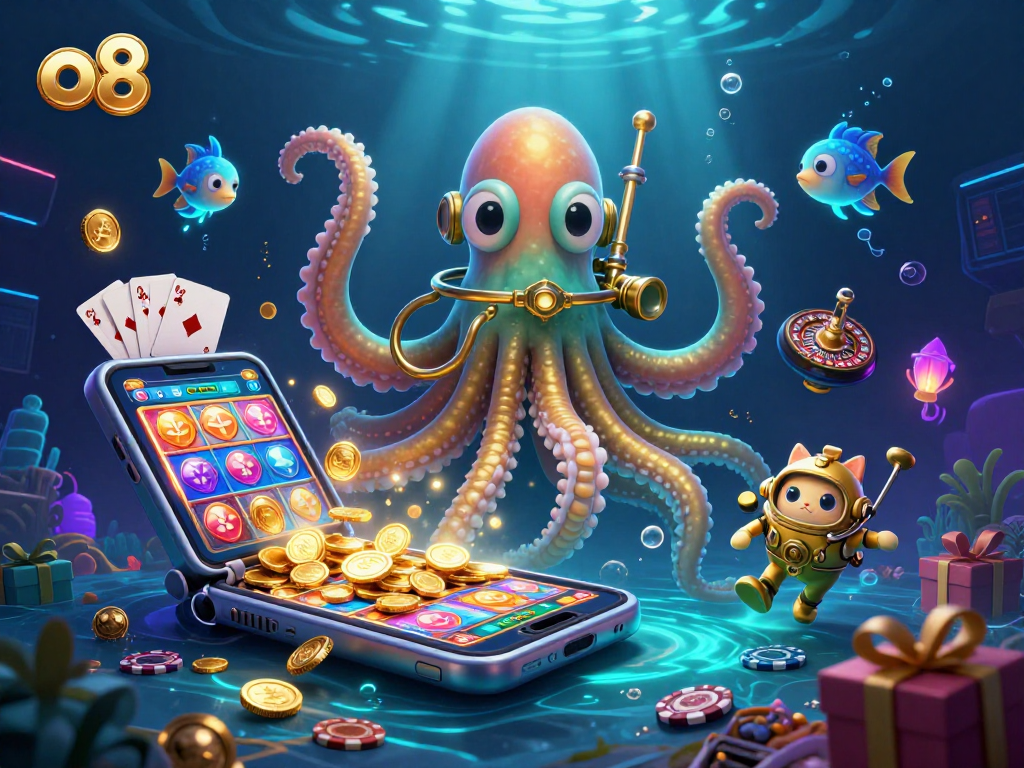 Play thrilling games at o8 while enjoying rich underwater visual elements and immersive gaming experience.