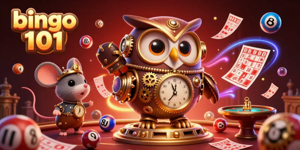 Temukan keseruan bermain bingo 101 dengan kartu bingo dan bola bernomor.