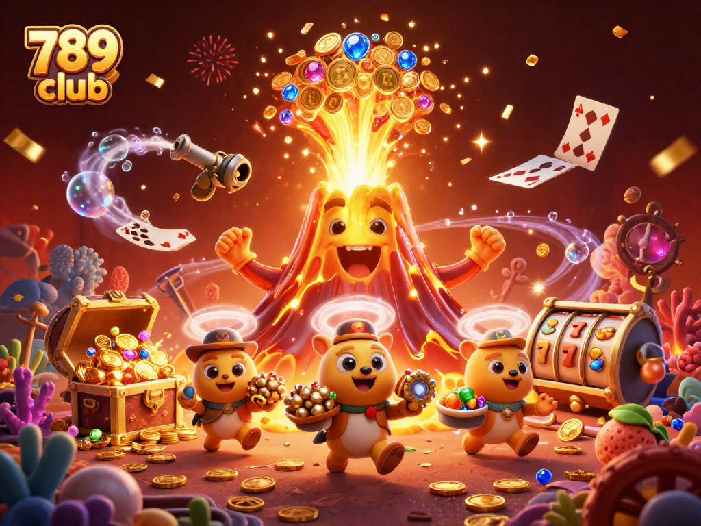 Experience thrilling wins at 789 club while uncovering treasures from a golden volcano!