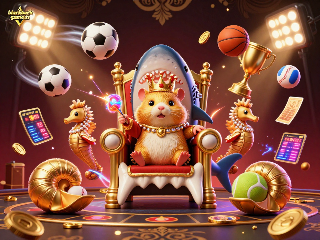 Experience thrilling action with blackjack-game21 in a dynamic sports betting scene featuring iconic characters and elements.