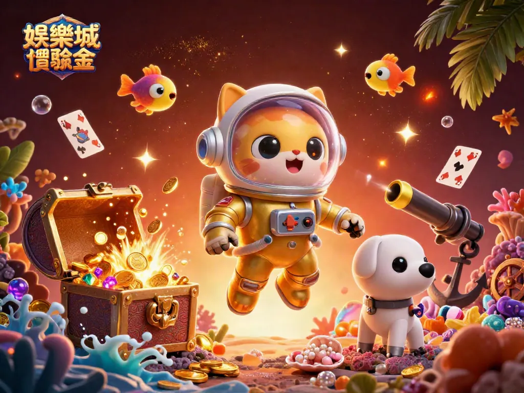 透過娛樂城體驗金，玩家浮遊於數位水底世界，體驗免費遊戲的快感