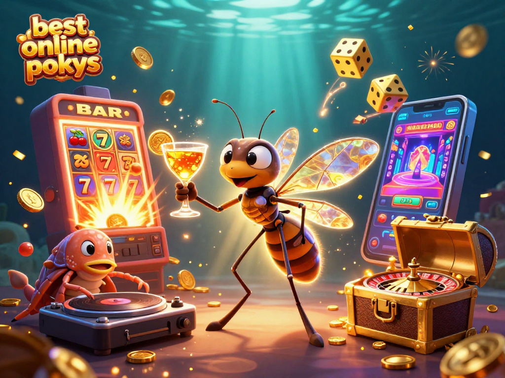 Engage with the best online pokies through a vibrant casino scene full of exciting game elements.