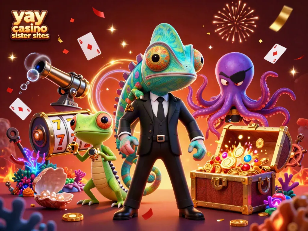 Experience thrilling gameplay with yay casino sister sites' dazzling slot machines and vibrant characters.