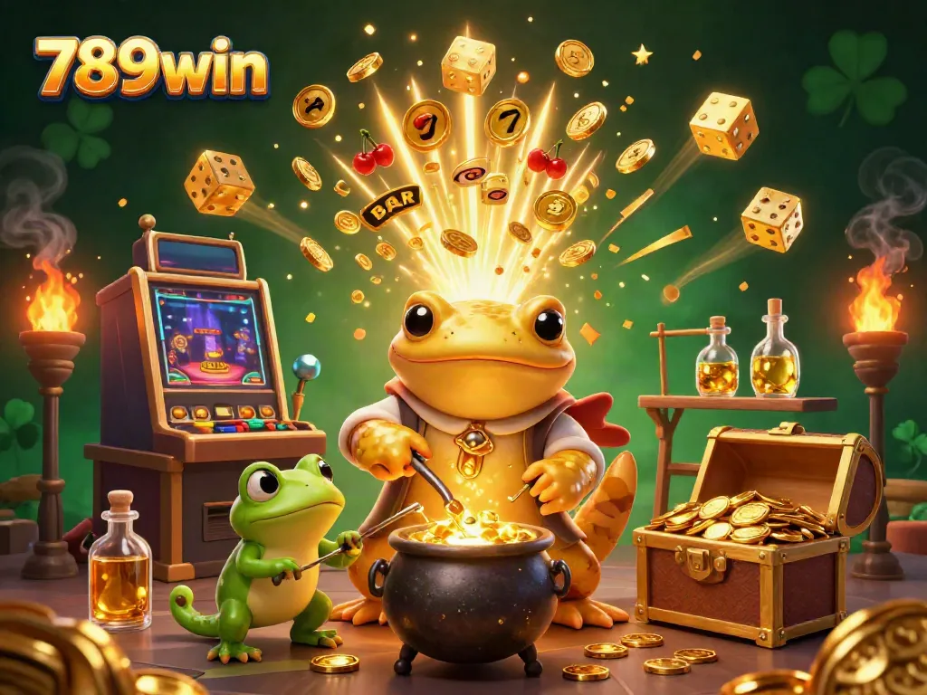 Experience thrilling gaming adventures with the vibrant 789win illustration showcasing dynamic casino elements and characters.