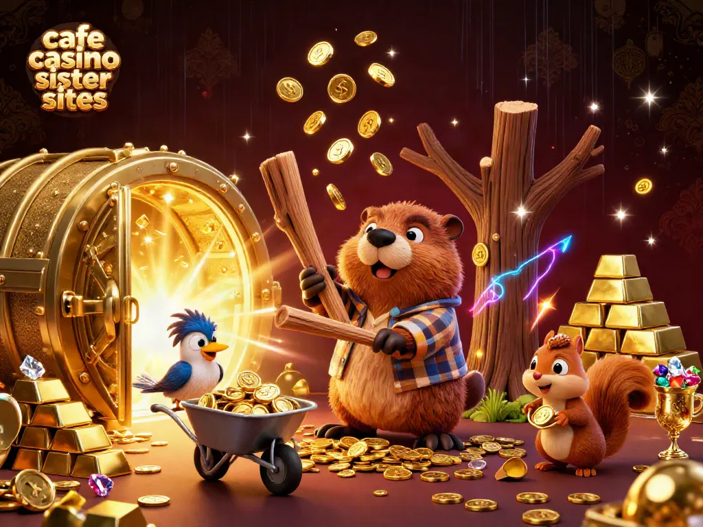 Enjoy interactive fun with cafe casino sister sites as characters gather gold coins and treasures