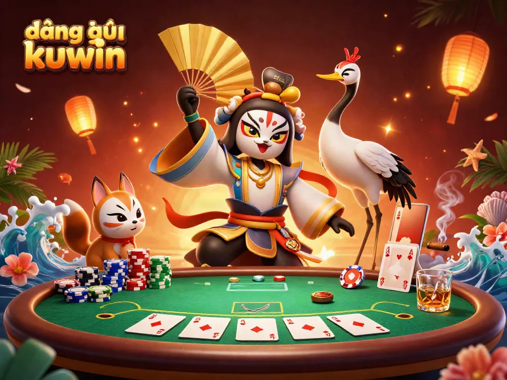 Engage in thrilling gameplay with đăng nhập kuwin, featuring dynamic poker action and vibrant casino elements.