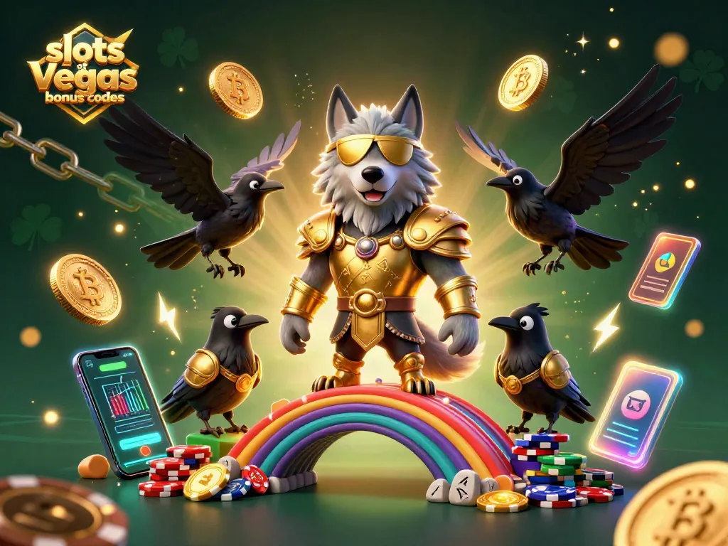 Win big with the latest slots of vegas bonus codes featured in this rich, detailed illustration.