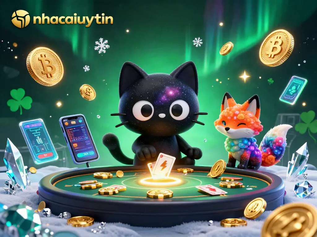 Engage with thrilling gaming sensations at nhacaiuytin while experiencing cosmic excitement and colorful digital elements.