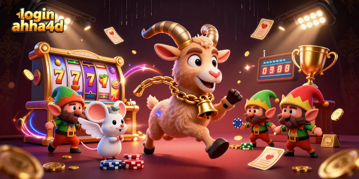 Menang di slot fantastis dengan login ahha4d dan karakter lucu seperti Krampus dan elf perampok.