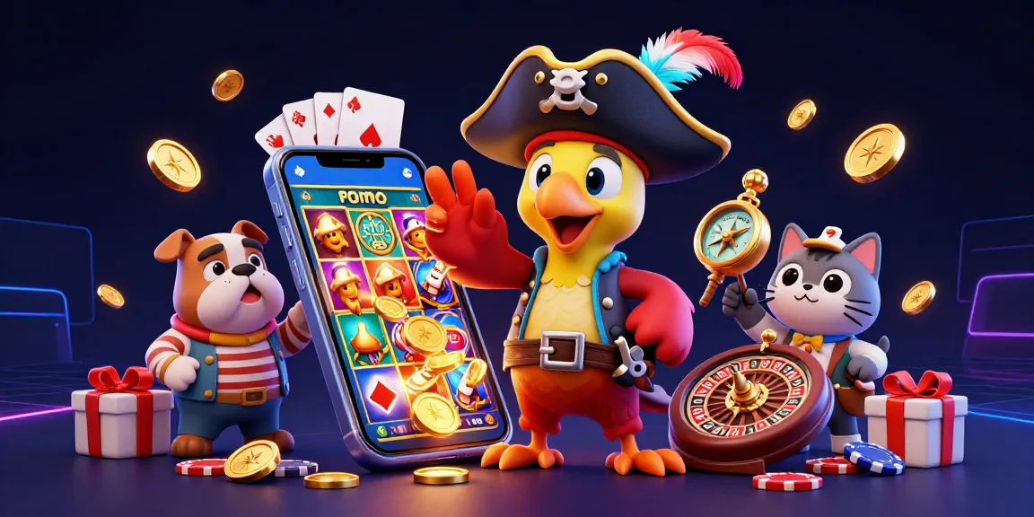 Engage with Hit Club's thrilling slots and gaming action in this vibrant, detailed 3D scene.