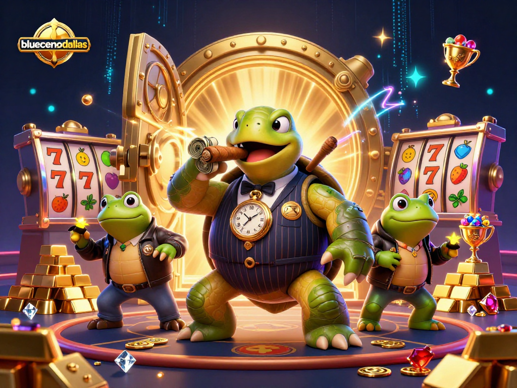 Menangkan permainan di bluecenotedallas dengan simbol slot dan karakter unik di kasino