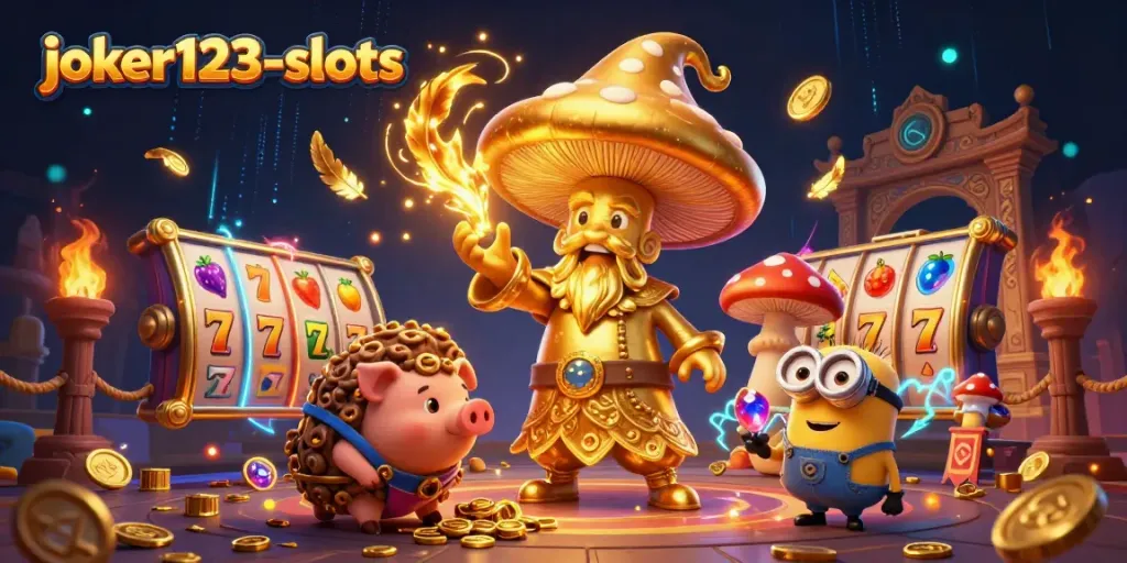 เกมสล็อต joker123-slots พร้อมกับภาพสุดคราฟต์ที่มีพันธุกรรมทองคำ