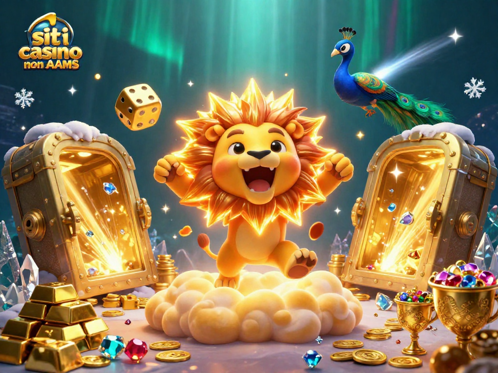 Gioca nei siti casino non AAMS con un leone solare e tesori scintillanti