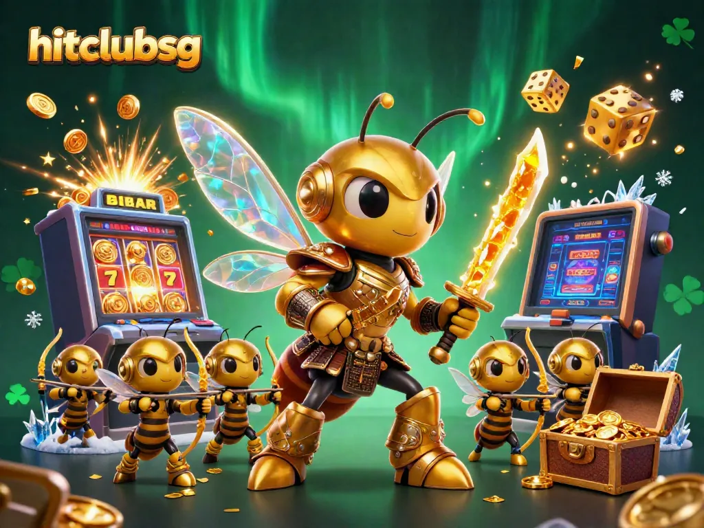 Experience the thrilling gameplay of hitclubsg with vibrant slot machine action and dynamic characters.