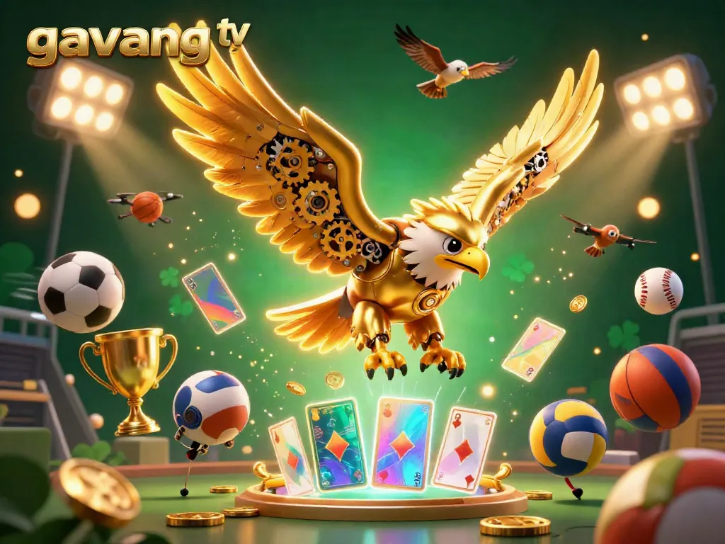 Engage with betting action at gavang tv, showcasing a dynamic illustration of gambling excitement.