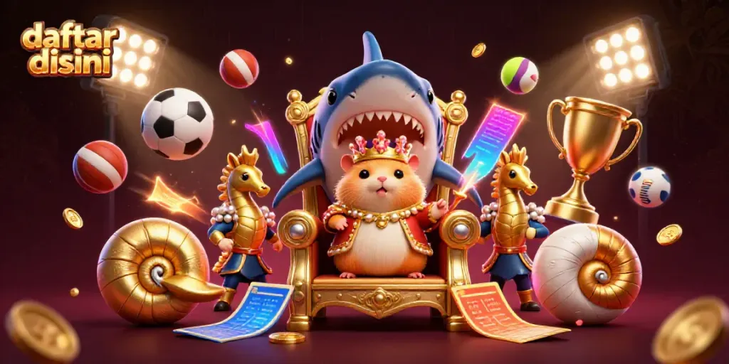 Daftar disini dalam ilustrasi 3D dengan karakter kasino yang dinamis dan elemen taruhan yang menarik.