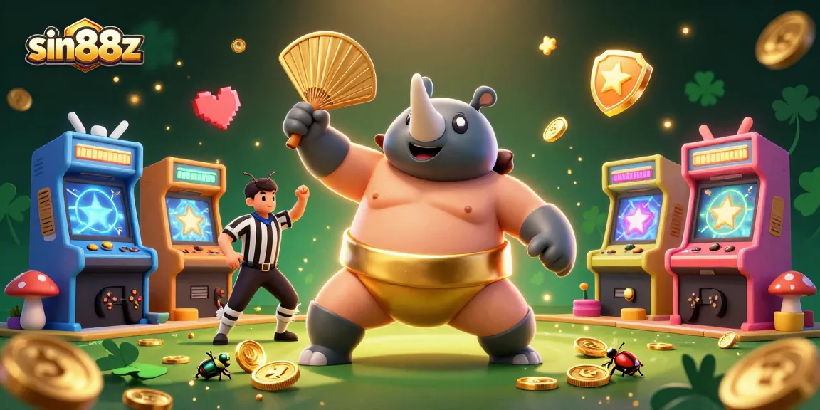 Experience thrilling gameplay at sin88z with vibrant characters in a colorful casino scene.